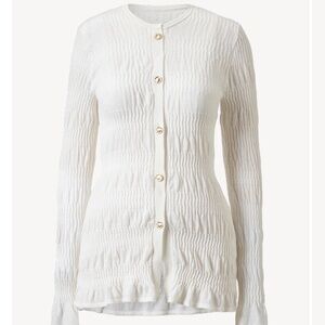 TOVE Martha Cardigan Sz Large Ivory